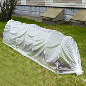 Парник із плівки 4 м. Щільність 100 г/м2. Агропарник арочний. Міні теплиця. Дачна теплиця. УФ-стабілізатор