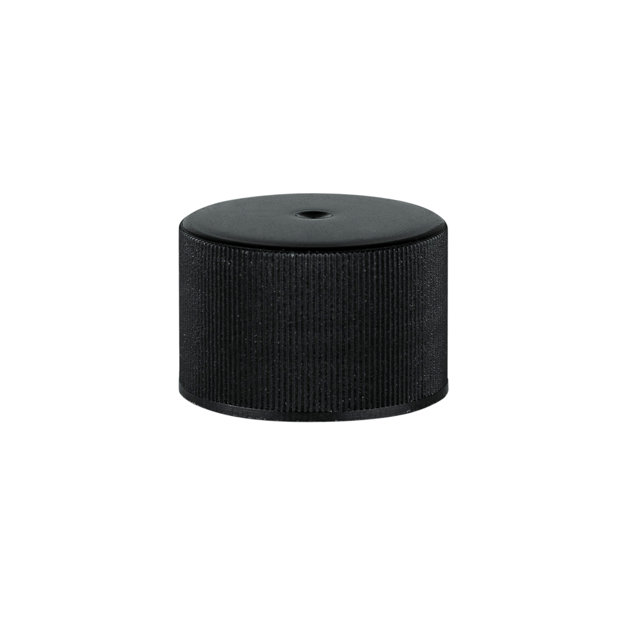 Чорна кришка з прозорою пробкою стандарту 24/410, фото 1