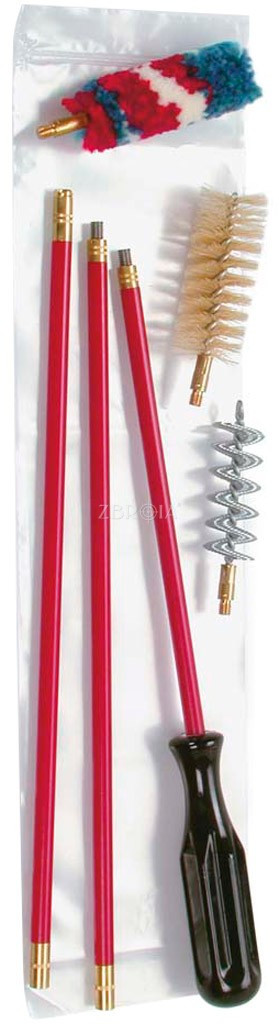 Набір-шомпол Stil Crin 73B сталевий в обплетенні для чищення мисливської зброї 12 калібр (ПЕ чохол), фото 1