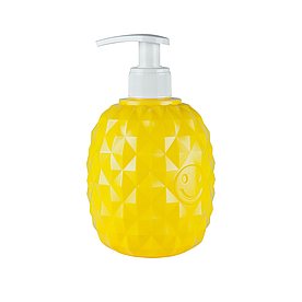 Жовтий флакон 475 мл із дозатором для дому, органайзер для ванної кімнати в формі ананасу