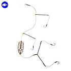 Снасть «Два відводи з коромислом» та годівницею «Куля» 15g, 20g, 25g, 30g, 35g