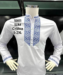 Чоловіча вишиванка з довгим рукавом