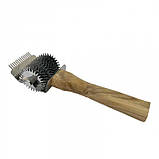 Коток для розпечатування стільників дисковий з вилкою, фото 2