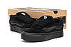 Жіночі кеди платформа Vans Old Skool KNU Platform Black Чорні Кросівки Ванс Олд Скул текстиль платформа демісезон, фото 5
