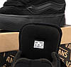 Жіночі кеди платформа Vans Old Skool KNU Platform Black Чорні Кросівки Ванс Олд Скул текстиль платформа демісезон, фото 6