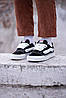 Чоловічі жіночі кеди Vans Knu Skool Black White Ванс Кну дуті чорно-білі, фото 8