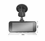 Автомобільний відеореєстратор DVR T701G+ (2 камери) Full HD, фото 4