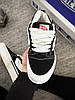 Чоловічі жіночі кеди Vans Knu Skool Black White Ванс Кну дуті чорно-білі, фото 6