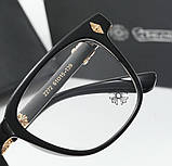 Чоловіча брендова оправа Chrome Hearts 2272 gold, фото 4