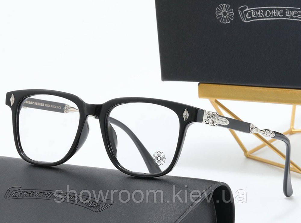 Чоловіча брендова оправа Chrome Hearts 2272 silver, фото 1