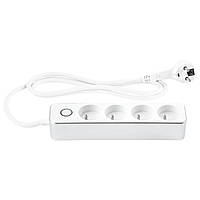 Подовжувач мережевий Silver Crest 1,5 м 4 розеток 16 А 3680 Вт Білий(C01 000072)