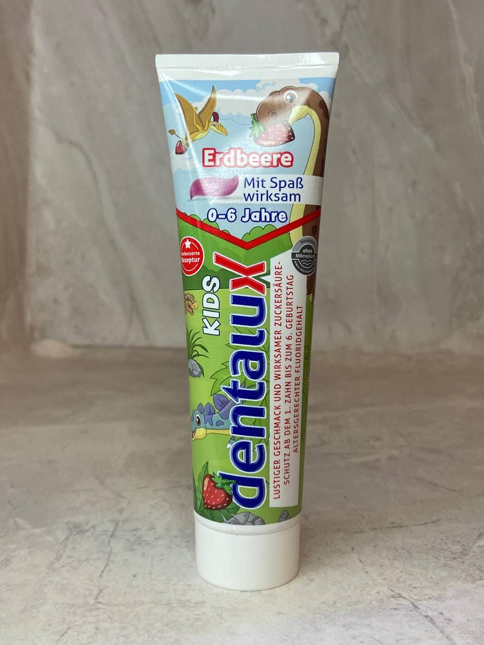 Дитяча зубна паста Dentalux Kids 0-6 років, 100 мл