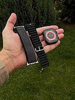 Смартгодинник Smart Watch ULTRA 2 AMOLED 49 мм Чорний + ремінець у подарунок/чорний + чорний ремінець