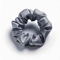 Резинка для волосся шовк графіт