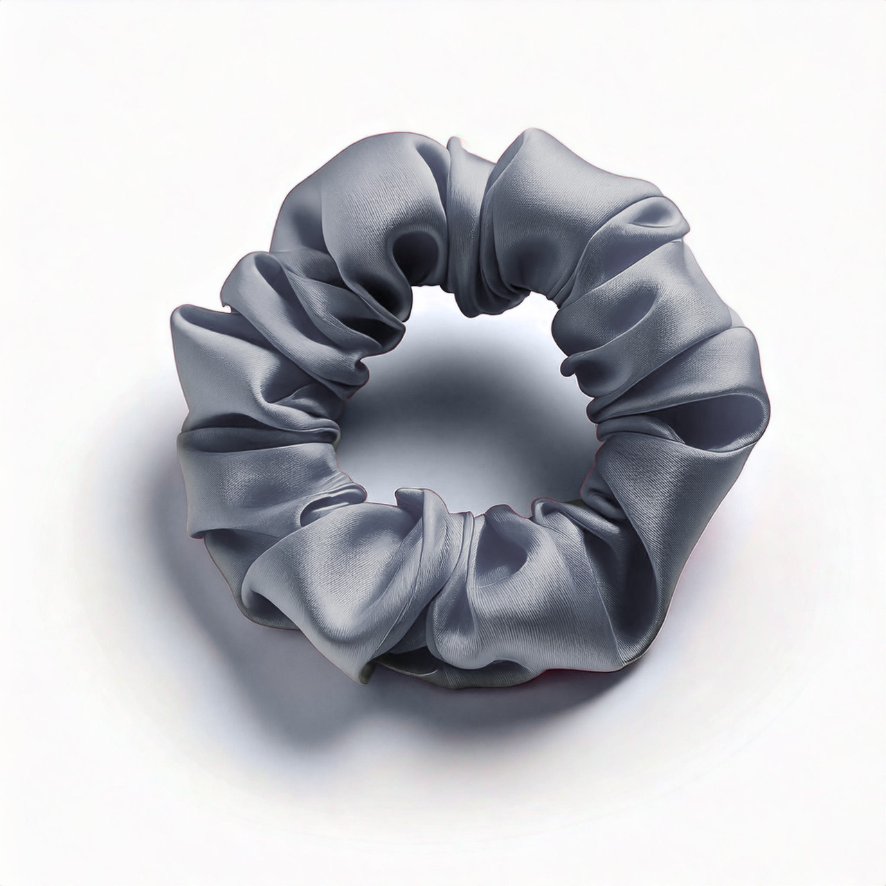 Резинка для волосся шовк графіт