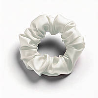 Резинка для волосся шовк айворі