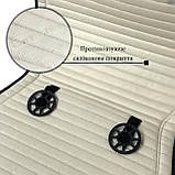 Накидки на передні сидіння CarFashion, модель MONACO FRONT, шоколад/чорний, фото 3