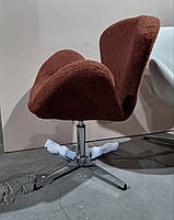 М'яке крісло Сван із газовим ліфтом на регульованій основі, м'яка оббивка, фото 4