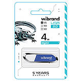 Флеш-накопичувач Wibrand USB 2.0 Aligator 4Gb Blue (WI2.0/AL4U7U), фото 3