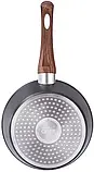 Ківш 1.6л.кований алюміній Bravo Chef з кришкою 18 см, фото 6