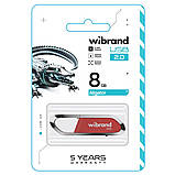 Флеш-накопичувач Wibrand USB 2.0 Aligator 8Gb Dark Red (WI2.0/AL8U7DR), фото 3
