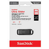 Флеш-накопичувач SanDisk USB 3.2 Gen1 Ultra Slider Type-C 512Gb (400 Mb/s) (SDCZ480-512G-G46), фото 3