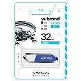 Флеш-накопичувач Wibrand USB 2.0 Aligator 32Gb Blue (WI2.0/AL32U7U), фото 3