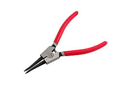 Щипці для стопорних кілець Intertool 180 мм прямі-розжим