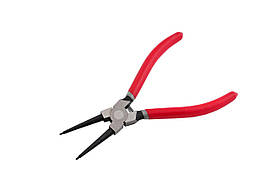 Щипці для стопорних кілець Intertool 180 мм прямі-сжим