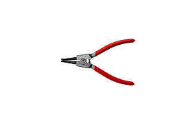 Щипці для стопорних кілець Intertool 180 мм вигнуті-розжим