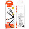 Кабель для зарядки Lightning Apple iPhone HOCO X109 Energy |3м, 2,4A| Чорний, фото 2