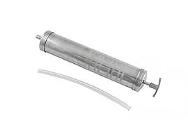 Шприц для заливки масла Intertool 500 мл