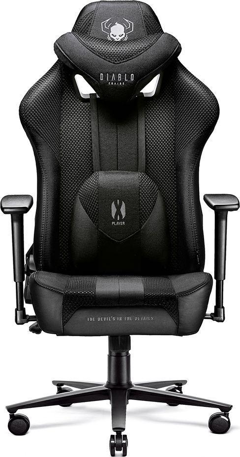 Комп'ютерне крісло для геймера Diablo Chairs X-Player 2.0 King Size Double Black