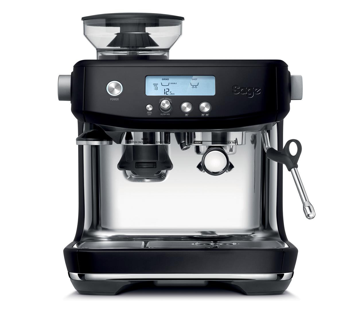 Кавоварка ріжкова еспресо Sage SES878 Black