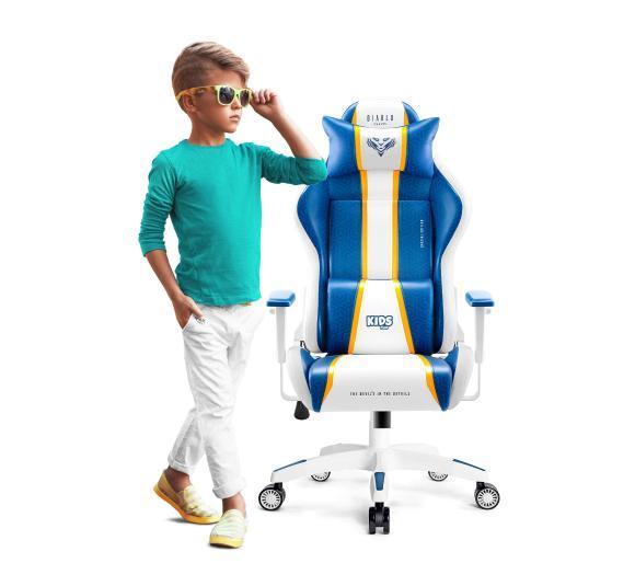 Комп'ютерне крісло для геймера Diablo Chairs X-One 2.0 Kids Size (Aqua Blue)