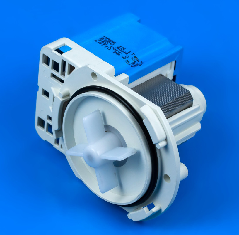 Помпа для пральної машини GRE, задні клеми, 3 засувки