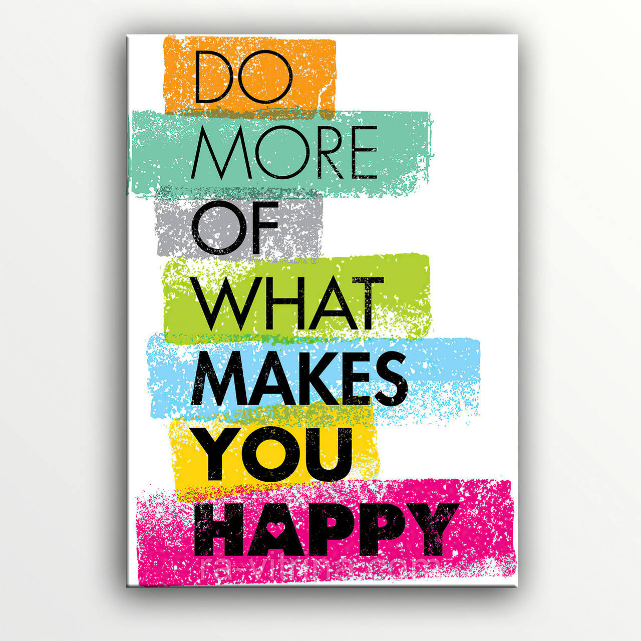 Мотивуюча картина Do more of what makes you happy Роби більше того, що робить тебе щасливим 40х60см