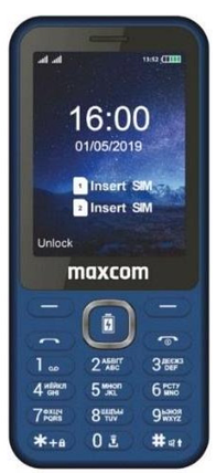 Телефон Maxcom MM814 Type-C Blue (5908235977737) UA, фото 1