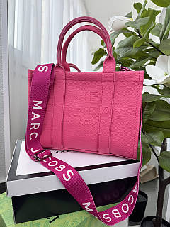 Сумка жіноча Марк джейкобс The Tote Bag BIG SIZE малиновий