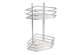 Полиця для ванної FZB 200 x 340мм кутова подвійна