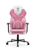 Комп'ютерне крісло для геймера Diablo Chairs X-Gamer 2.0 Normal Size Marshmallow Pink, фото 3