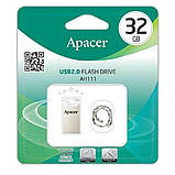 Флеш-накопичувач Apacer USB 2.0 AH111 32GB crystal (AP32GAH111CR-1), фото 3