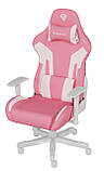 Комп'ютерне крісло для геймера Genesis Nitro 710 Pink/White, фото 4