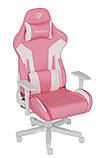 Комп'ютерне крісло для геймера Genesis Nitro 710 Pink/White, фото 6