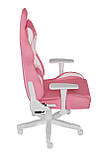 Комп'ютерне крісло для геймера Genesis Nitro 710 Pink/White, фото 7