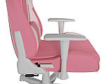 Комп'ютерне крісло для геймера Genesis Nitro 710 Pink/White, фото 8