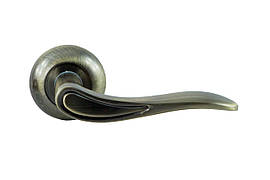 Ручка на розетці Sofia AF1-H257 АВ/CP (бронза/хром)