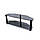 Тумба ТВ зі скла 1100х350х374 Commus Євро New Mini gray-BL, фото 3