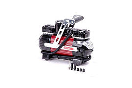 Компресор автомобільний Intertool 7бар x 40л/хв двоциліндровий