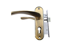 Ручка на планці з корпусом FZB ЕТ-71157 АВ (бронза)